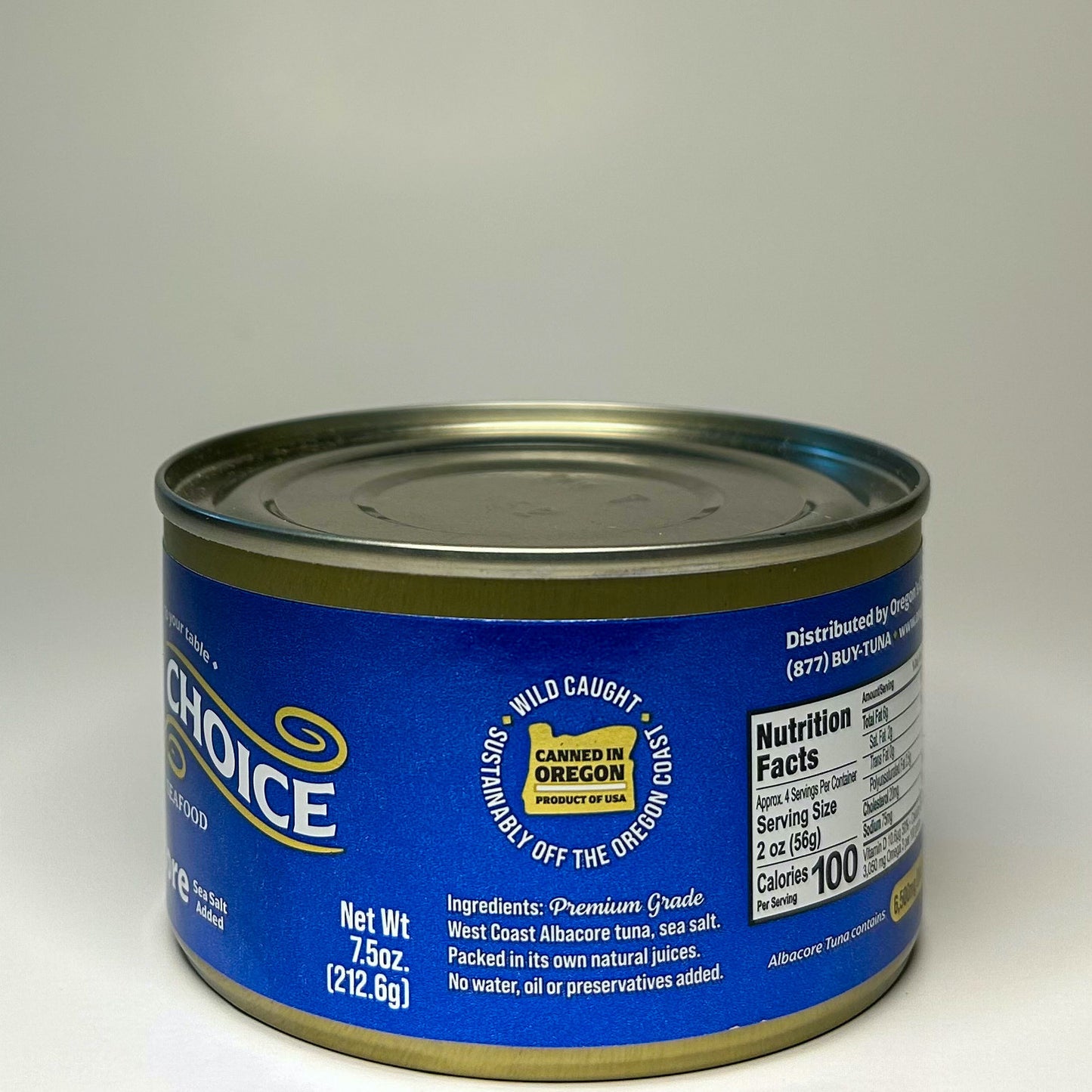 Lightly Salted Albacore Tuna – Oregon’s Choice Seafood – Corvallis, OR