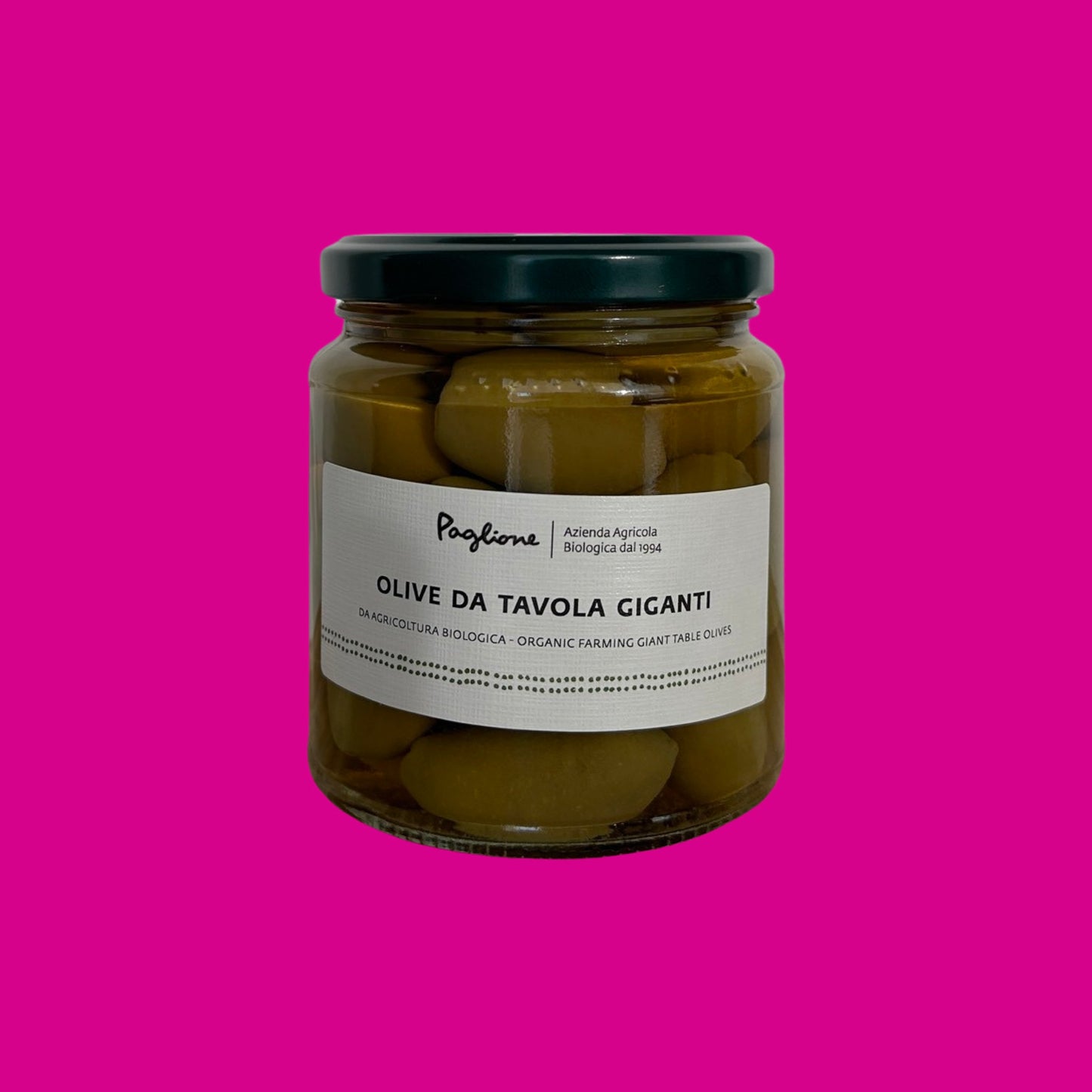 Agricola Paglione - Organic Jumbo Green Table Olives - Italy