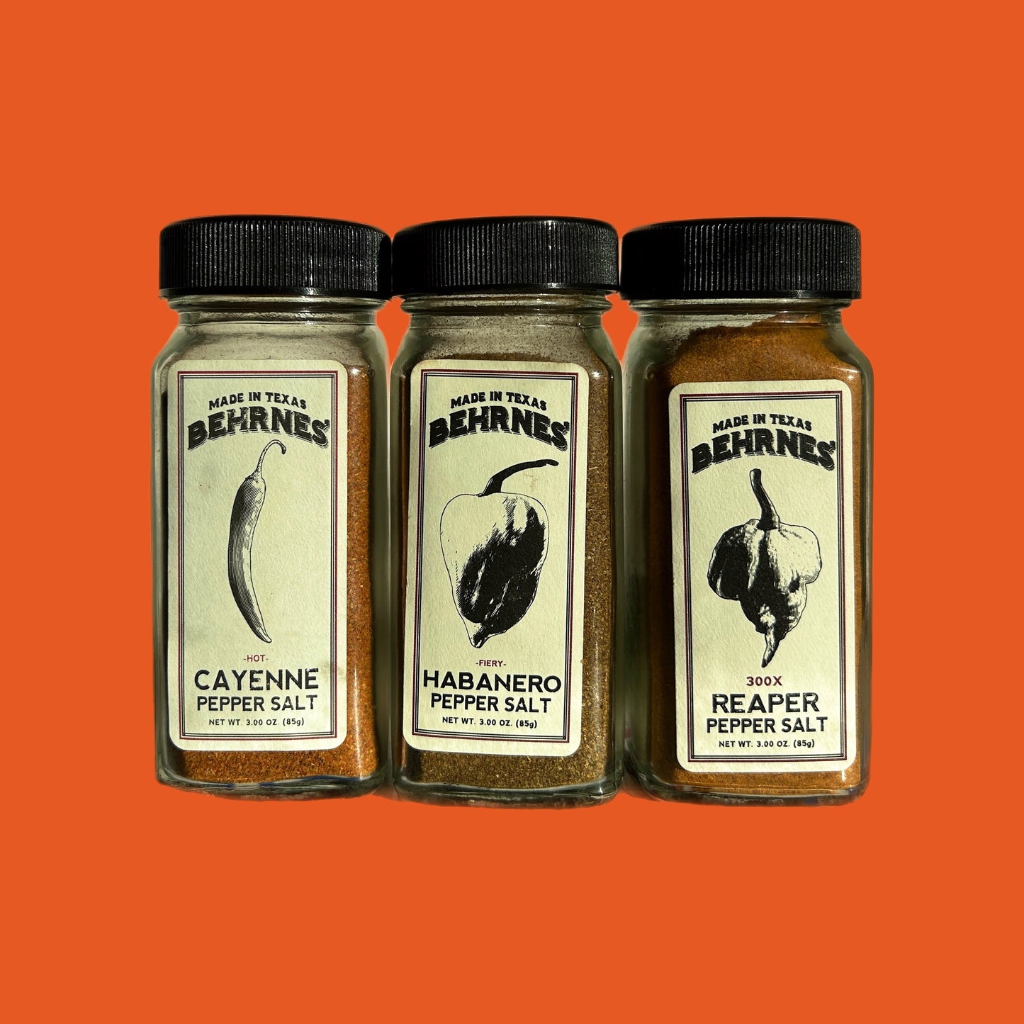 Behrnes' Pepper Salts - Hot Pepper Salts Gift Box - Dallas, TX