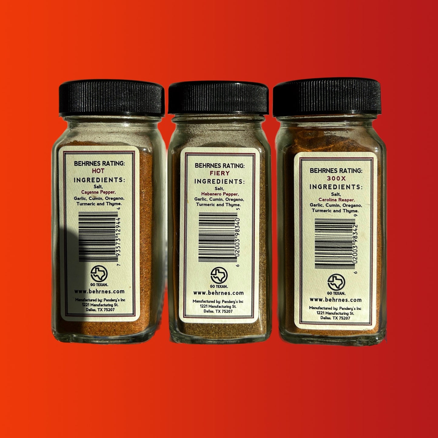 Behrnes' Pepper Salts - Hot Pepper Salts Gift Box - Dallas, TX