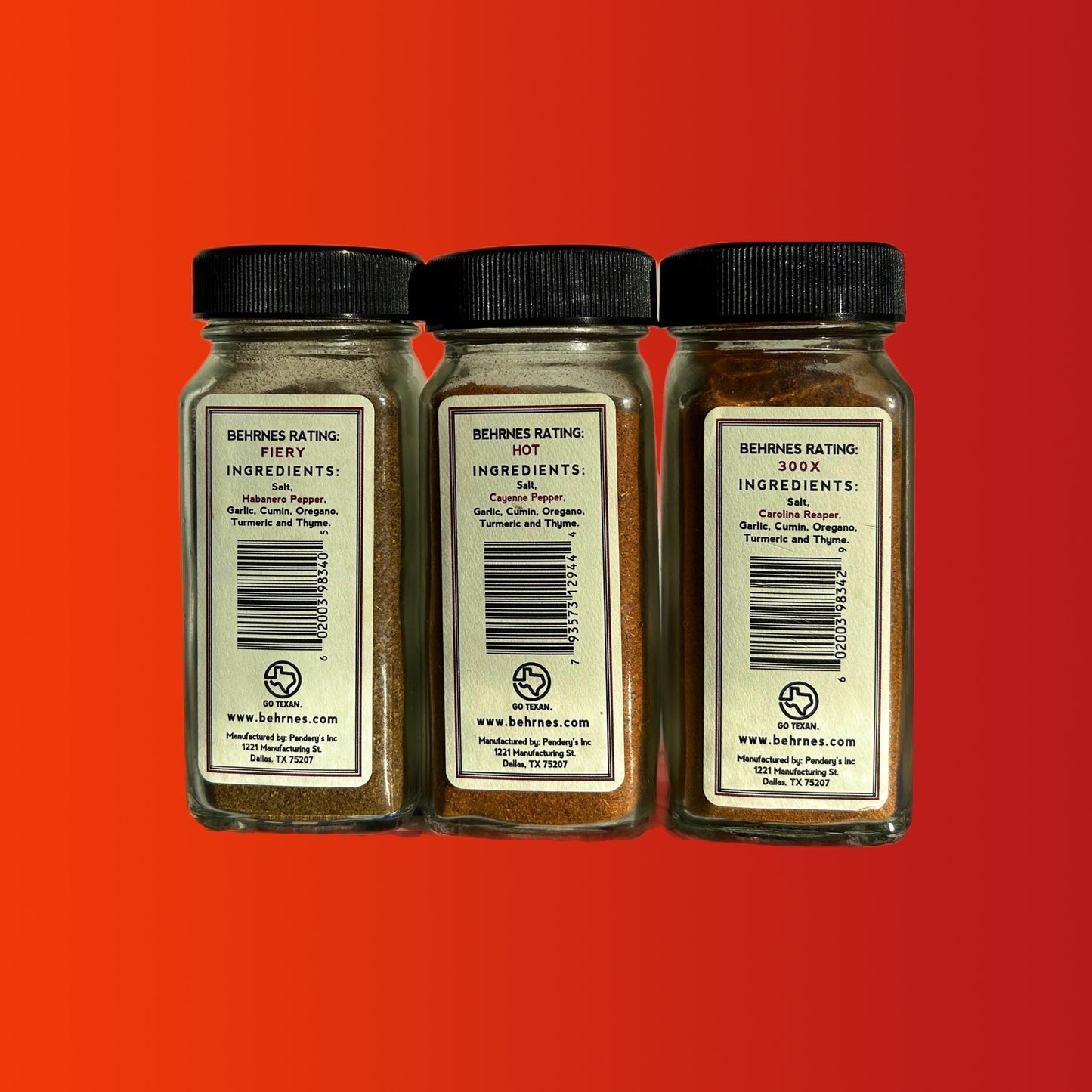 Behrnes' Pepper Salts - Hot Pepper Salts Gift Box - Dallas, TX