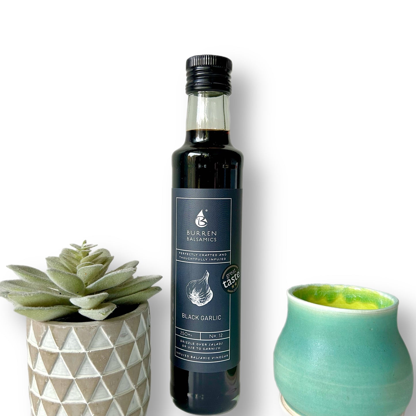 Burren Balsamics Ltd - Black Garlic Infused Balsamic Vinegar - 250ml