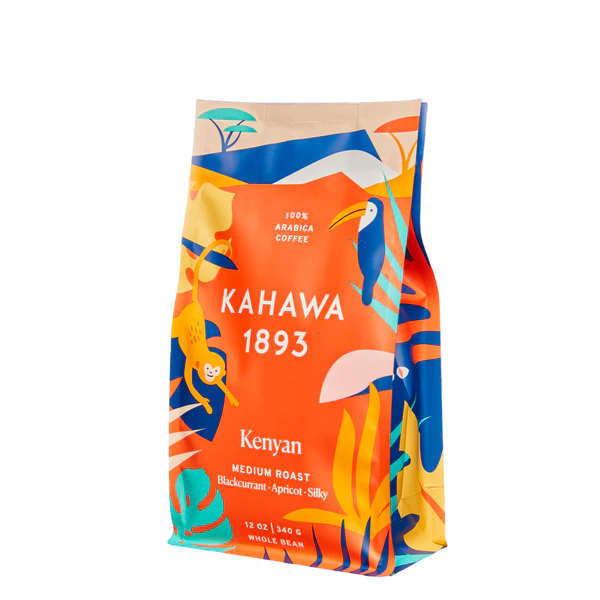 Kahawa 1893 Kenyan Single Origin Coffee – 12oz, Whole Bean – San Francisco, CA