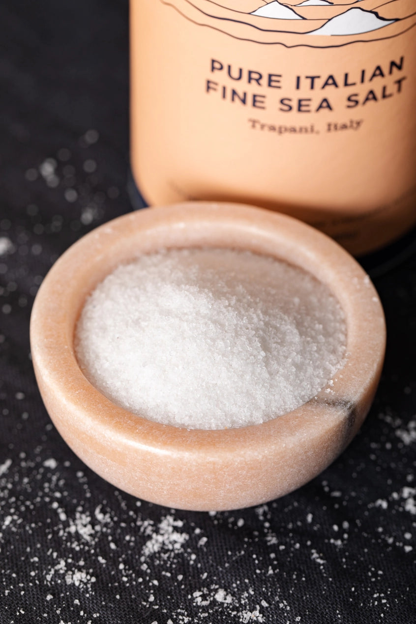 Jacobsen Salt Co - Trapani Pure Italian Fine Sea Salt 1.8 lbs - Trapani, Italy & Netarts Bay, OR